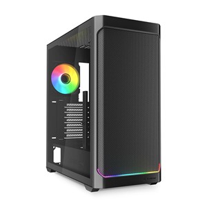 Sharkoon AK4W RGB Strip Midi Tower Black