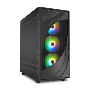 Sharkoon REBEL C80M RGB Midi Tower Black