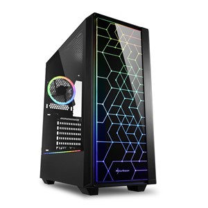 Sharkoon RGB LIT 100 Midi Tower Black