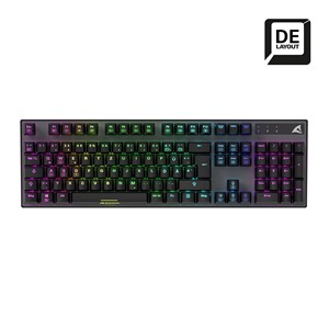 Sharkoon SKILLER SGK20 Red keyboard Gaming USB QWERTZ German Black