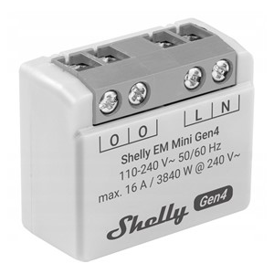 Shelly EM Mini Gen4 WiFi smart energy consumption monitor