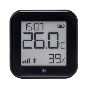 Shelly H&T Gen3 Black Temperature and Humidity Sensor