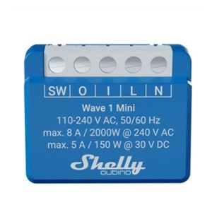 Shelly Qubino Wave 1 Mini Smart switch Blue