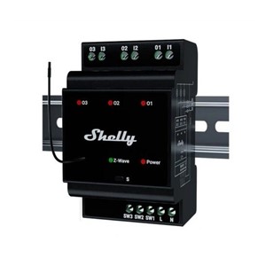 Shelly Qubino Wave Pro 3 3-channel Din Z-wave Bus Relay