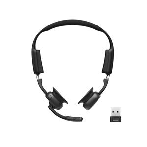 SHOKZ OpenMeet UC Wireless Bluetooth Bone Conduction Videoconferencing Headset with USB-A adapter