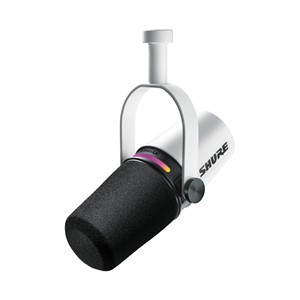 Shure MV7+-W - lectern /vocal microphone with XLR /USB-C connector, white