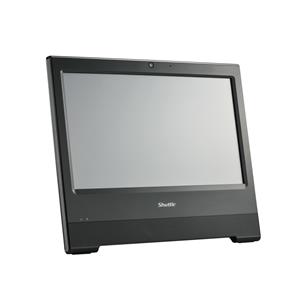 Shuttle All-In-One Barebone X50V9, 15.6" Single-Touch-Screen (resistive), Celeron 7305U, Wifi, IP54, fanless, 24/7 permanent operation