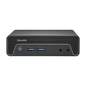 Shuttle Nano PC NE10N, Intel N 100, 1x HDMI, 1x DP, 6x USB, 1x LAN, fanless, 24 /7 permanent operation, incl. VESA