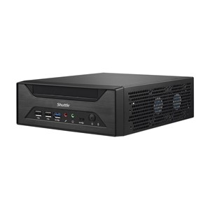 Shuttle XPC slim Barebone XH610 - S1700, Intel H610, 1xDP, 1xHDMI, 1x VGA, 2x COM (RS232), 2x LAN (2.5G and 1G), 1x slim5.25, 2x 3.5, 2x M.2, 24 /7 permanent operation
