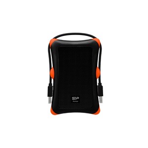 Silicon Power Armor A30 HDD /SSD enclosure Black, Orange