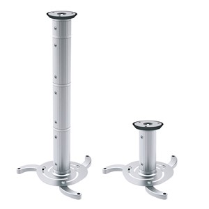 Silver ceiling mount for projectors from 80 mm to 980 mm