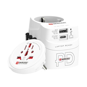 Skross PRO Light USB AC45PD – World