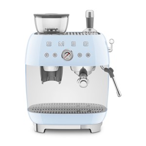 Smeg 50's Style Espresso Coffee Machine EGF03PBEU Pastel Blue