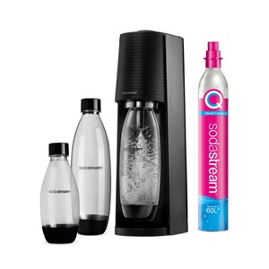 SodaStream Terra Nero Value Pack Metal, Plastic, Polyethylene terephthalate (PET) Black