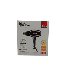 Solis Swiss Perfection hair dryer 2300 W Black