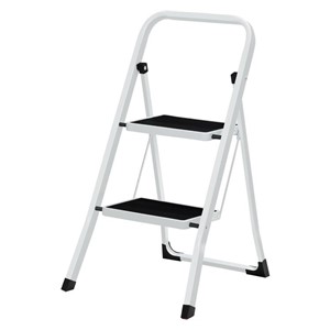 SONGMICS Double Step Ladder GSL12WT