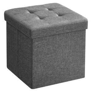 SONGMICS folding storage stool