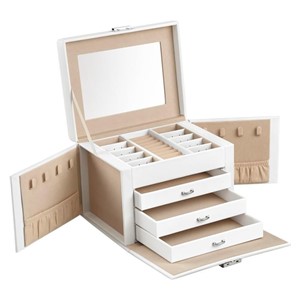 SONGMICS four-layer jewelry box