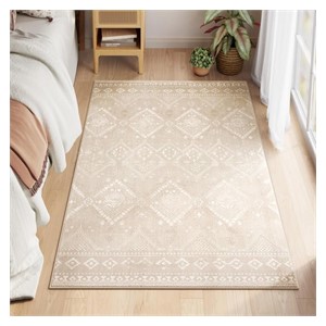 SONGMICS HOME Non-slip rug in cappuccino color