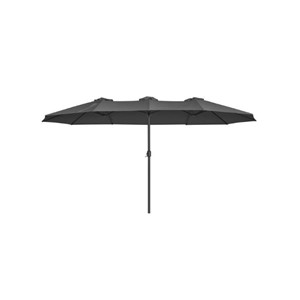 SONGMICS Large Parasol 460 x 270 cm Gray, GPU36GY