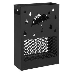 SONGMICS Metal umbrella stand, rectangular