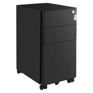 SONGMICS Office Cabinet on Wheels OFC030B01