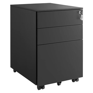 SONGMICS Office cabinet on wheels OFC60BK