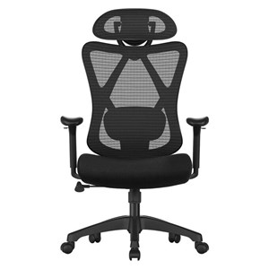 SONGMICS office chair, black, OBN063B01