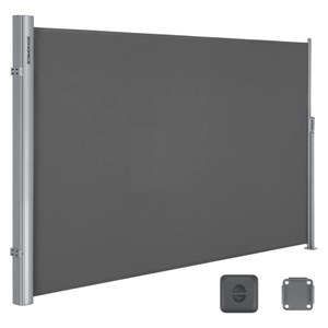 SONGMICS Side Awning 160 x 350 cm Anthracite, GSA165G02