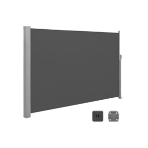 SONGMICS Side Awning 180 x 450 cm Anthracite, GSA589G01