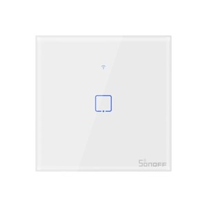 SONOFF Smart Wall Switch Wi-Fi + RF433 Single T1EU1C-TX