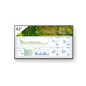 Sony FW-43BZ30L Signage Display Digital signage flat panel 109.2 cm (43) LCD Wi-Fi 440 cd /m² 4K Ultra HD Black Android 24 /7