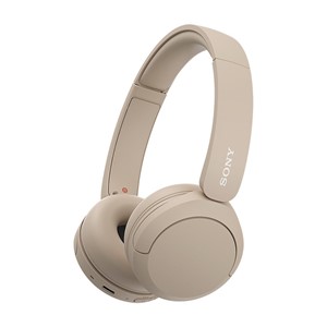 Sony WH-CH520 Headset Wireless Head-band Calls /Music USB Type-C Bluetooth Charging stand Cream