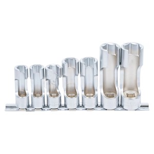 BGS Specijalni set umetaka za utični ključ, s prorezom | 10 mm (3 /8) | 10 - 19 mm | 7-dijelni