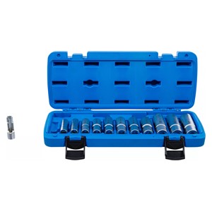 BGS Specijalni set umetaka za utični ključ, s prorezom | 10 mm (3 /8) | 8 - 19 mm | 12-dijelni