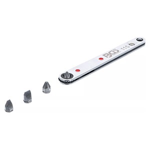 BGS Specijalni ustavljački ključ bita, ultra tanki | unutarnji šesterokut 6,3 mm (1 /4) | uklj. 4 specijalna bita