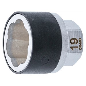 BGS Spiralni umetak za utični ključ /izvijač za vijke | vanjski šesterokutni pogon 19 mm | 19 mm