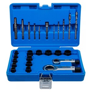 BGS Spiralni umetak za utični ključ /set izvijač za vijke i cjepača matica | 26-dijelni