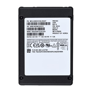SSD Samsung PM1653 960GB 2.5 SAS 24Gb /s MZILG960HCHQ-00A07 (DWPD 1)