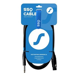 SSQ Cable XZJM1 - Jack mono - XLR female cable, 1 metre
