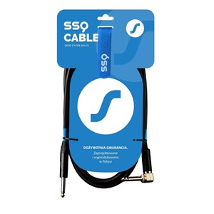 SSQ JMPJMK4 SS-1469 Cable Jack Mono - Jack Mono (90 degree angle) 4 m Black