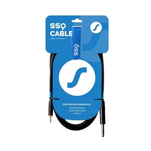 SSQ MiJS2 - Cable Jack Stereo 3,5 mm - Jack stereo 6,3 mm, 2 m