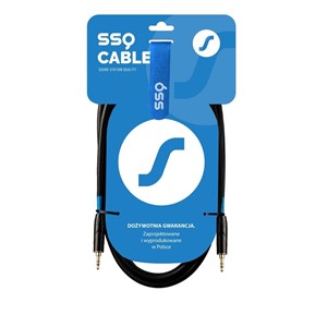 SSQ MIMI2 SS-1425 Cable Mini Jack Stereo 3,5 mm - Mini Jack Stereo 3,5 mm 2 m Black