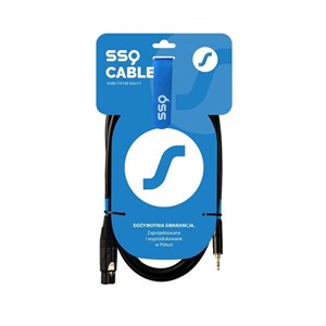 SSQ XLRMi0,5 - XLR female - Jack stereo 3,5 mm cable , 0,5 m