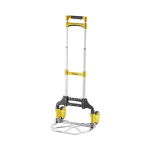 Stanley aluminium folding trolley up to 70 kg Yellow
