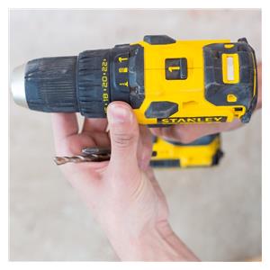 Stanley FMC627D2-QW drill 1800 RPM Keyless Black, Yellow 4