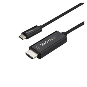 StarTech.com 10ft (3m) USB C to HDMI Cable - 4K 60Hz USB Type C to HDMI 2.0 Video Adapter Cable - Thunderbolt 3 Compatible - Laptop to HDMI Monitor/Display - DP 1.2 Alt Mode HBR2 - Black