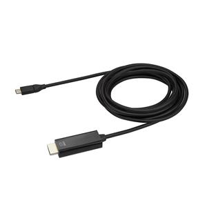 StarTech.com 10ft (3m) USB C to HDMI Cable - 4K 60Hz USB Type C to HDMI 2.0 Video Adapter Cable - Thunderbolt 3 Compatible - Laptop to HDMI Monitor/Display - DP 1.2 Alt Mode HBR2 - Black 3