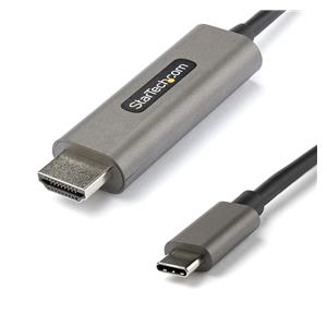 StarTech.com 10ft (3m) USB C to HDMI Cable 4K 60Hz w/HDR10 - Ultra HD USB Type-C to 4K HDMI 2.0b Video Adapter Cable - USB-C to HDMI HDR Monitor/Display Converter - DP 1.4 Alt Mode HBR3