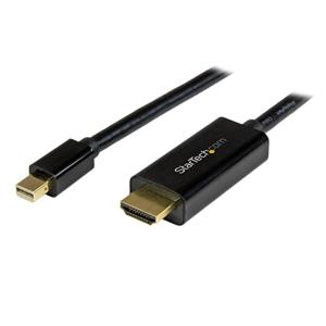 StarTech.com 15ft (5m) Mini DisplayPort to HDMI Cable - 4K 30Hz Video - mDP to HDMI Adapter Cable - Mini DP or Thunderbolt 1/2 Mac/PC to HDMI Monitor/Display - mDP to HDMI Converter Cord 2